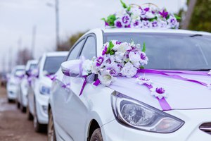 Машины на свадьбе
